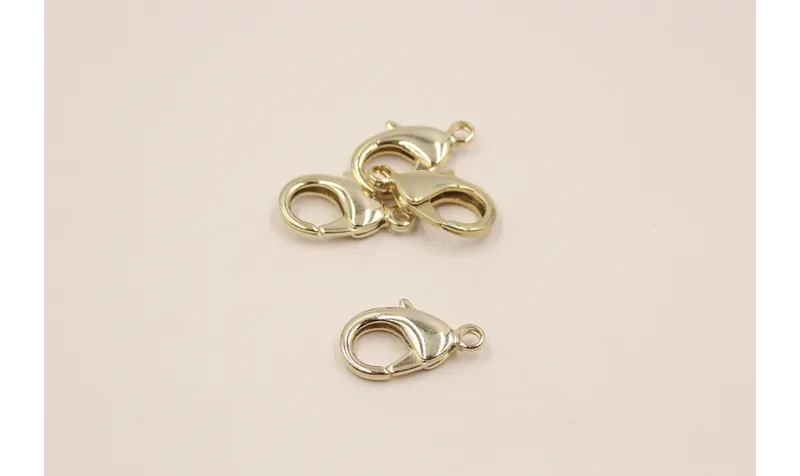 Mosquetón grande 29mm Oro