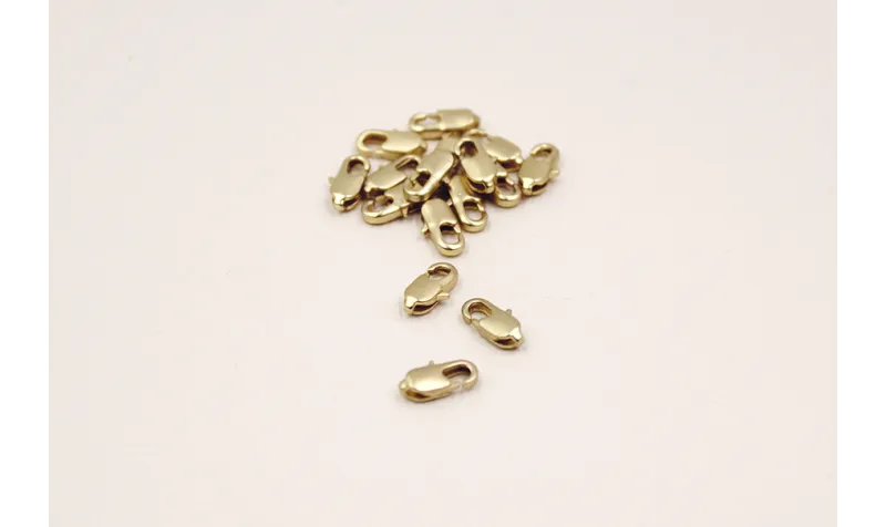 Mosquetón 10mm Dorado Mate Mosquetón 10mm Dorado Mate