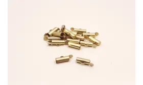 Cierre cilindro varias bandas 14mm Dorado Mate / Cierres de Latón / Zamak