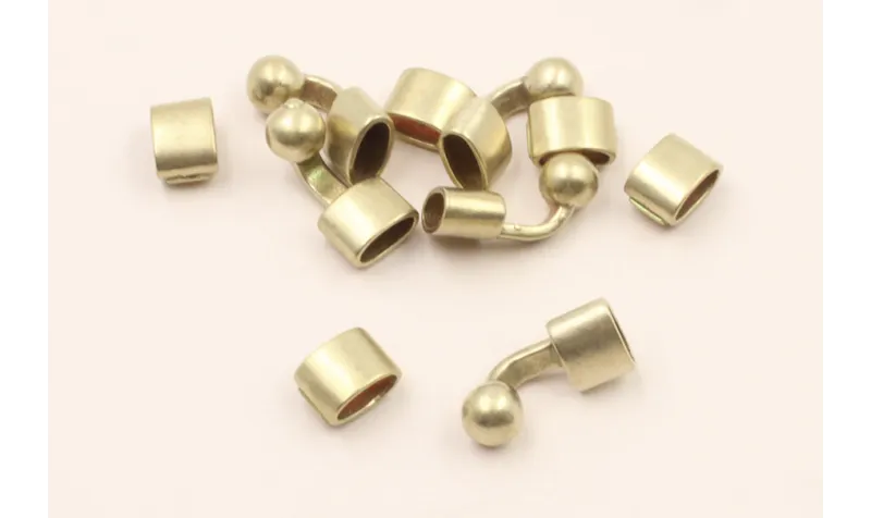 Cierre 15*8mm agujero de 8*3mm Latón Pulido / Cierres de Latón / Zamak