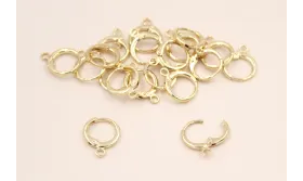 Cierre Aro Oro 11mm / Cierres de Latón / Zamak