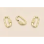 Acero Inox. Cierre eslabon 20*10mm Oro  / Cierres de Acero Inoxidable