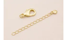 Cierre Completo mosquetón de 20mm Oro Mate / Cierres de Latón / Zamak