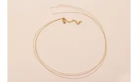 Cierre completo Acero Inox 3 líneas de  50cms / Cierres de Acero Inoxidable