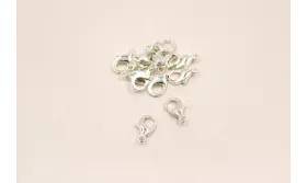 MOSQUETON PLATA GRANDE 15MM / Cierres de Latón / Zamak