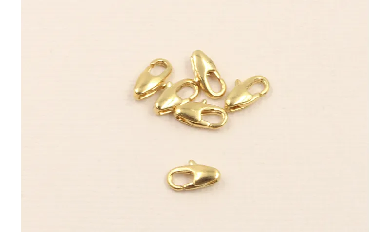 MOSQUETON DORADO PEQ. 10MM