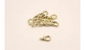 Mosquetón 16mm mediano Oro / Cierres de Latón / Zamak