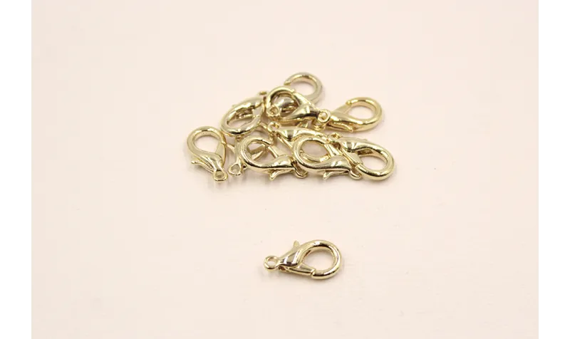 Mosquetón 16mm mediano Oro / Cierres de Latón / Zamak