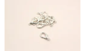 Mosquetón 16mm mediano Plata / Cierres de Latón / Zamak