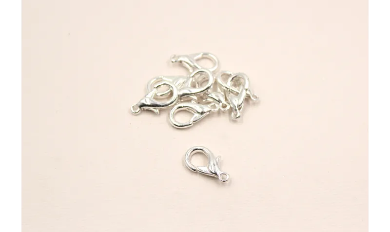 Mosquetón 16mm mediano Plata / Cierres de Latón / Zamak