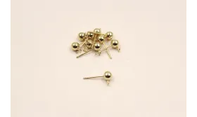 PENDIENTE DORMILON 5MM oro / Base Pendientes 
