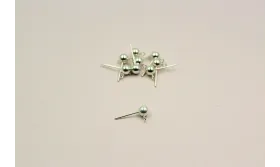 PENDIENTE DORMILON 5MM PLATA / Base Pendientes 