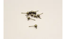 PENDIENTE DORMILON 5MM oro viejo / Base Pendientes 