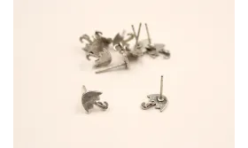 Pendiente paraguas 10*10 Plata Vieja / Base Pendientes 