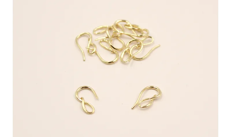 Gancho pendiente 11mm ORO / Base Pendientes 