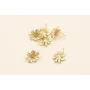Perno Flor 8*15mm O.Matte / Base Pendientes 