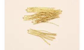 Pendiente Colgante cadena 170*0,5mm Oro Mate / Base Pendientes 