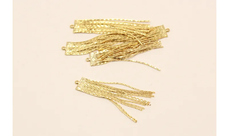 Pendiente Colgante cadena 170*0,5mm Oro Mate / Base Pendientes 