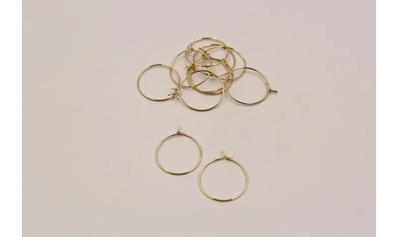 Aro de 20mm diámetro Oro