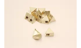 Perno cierre  16*10mm * 10mm Oro Mate / Base Pendientes 