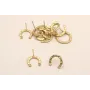 Pendiente Herradura 18*16mm Dorado Mate / Base Pendientes 