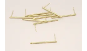 Perno Pivote 35*1,5mm conanilla Dorado Mate / Base Pendientes 