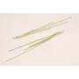 Fleco de 4 cadenas de 1mm cada. 100mm Dorado Mate / Base Pendientes 