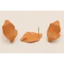 Perno Pétalo 23*15mm color Melocotón / Base Pendientes 