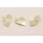 Pendiente Corazón Curvado 32*25mm Dorado / Base Pendientes 