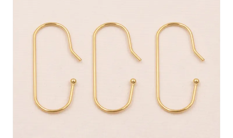 Gancho Semicerrado S.Steel 316L 32*12*1 Dorado