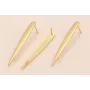 Perno Daga 50*6mm Oro Mate / Base Pendientes 