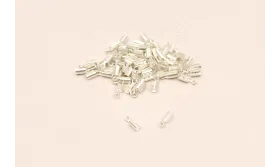 TERMINAL 2,2MM Plata Mate / Terminales de Latón / Zamak