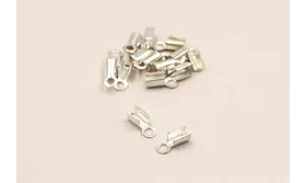 TERMINAL4MM  SUPER GRANDE PLATA / Terminales de Latón / Zamak