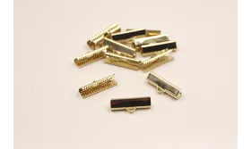 Terminal 20mm Oro / Terminales de Latón / Zamak