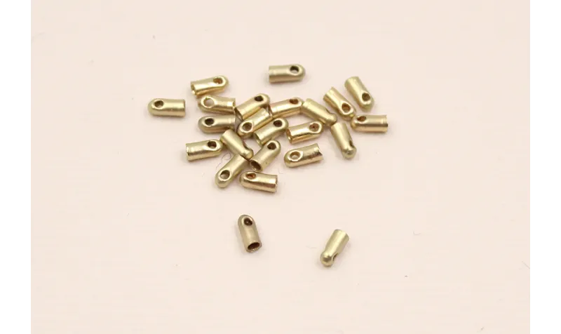 Terminal 1,2mm oro mate / Terminales de Latón / Zamak