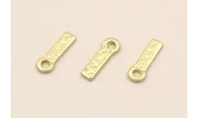 Terminal 11*2,5mm plano Dorado Mate / Terminales de Latón / Zamak