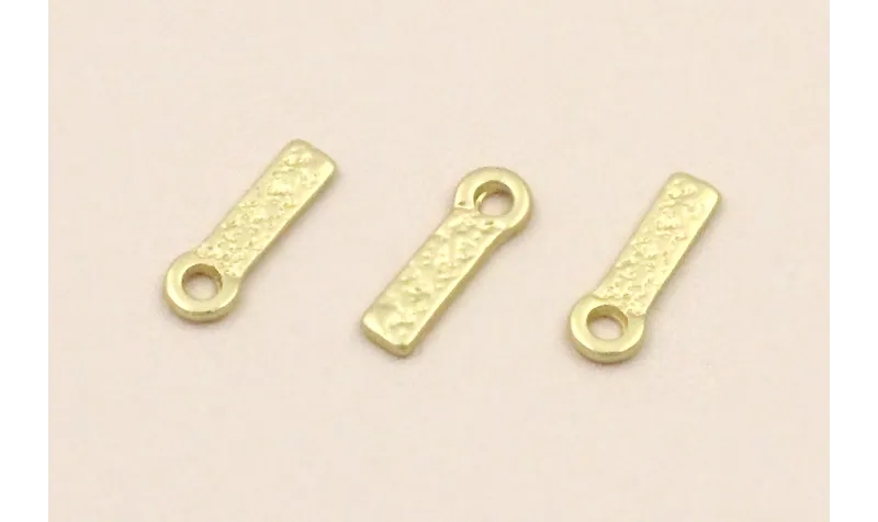 Terminal 11*2,5mm plano Dorado Mate / Terminales de Latón / Zamak