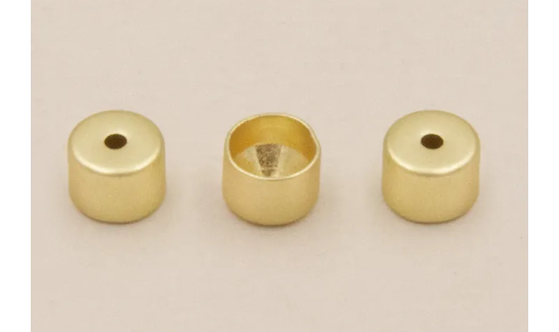 Terminal 4,5*3mm y 3,5mm interior Dorado / Terminales de Latón / Zamak