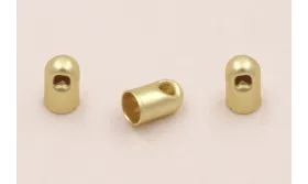 Terminal  6,5*4,5mm int 4mm Dorado Mate / Terminales de Latón / Zamak