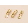 Terminal Acero inox. 316L 1mm Oro / Terminales de Acero Inoxidable