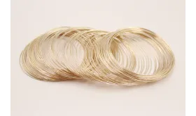 Acero Memoria Pulsera / Hilo de acero