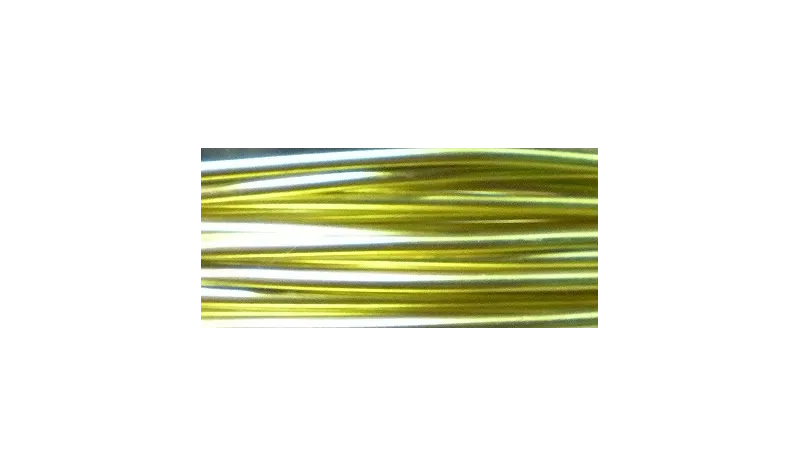 HILO DE ALUMINO DORADO 2MM GROSOR / Hilos y Cordones, Aluminio