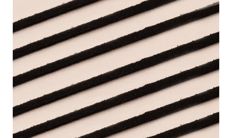 ANTELINA 3MM NEGRO / Hilos y Cordones, Antelina