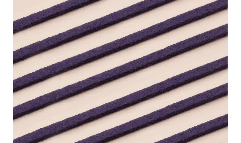 ANTELINA 3MM AZUL MARINO ROLLO / Hilos y Cordones, Antelina