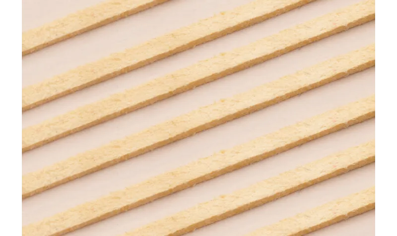 ANTELINA 3MM CREMA / Hilos y Cordones, Antelina