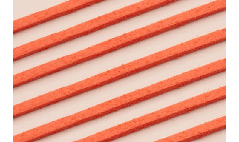 Antelina 3mm Coral / Hilos y Cordones, Antelina