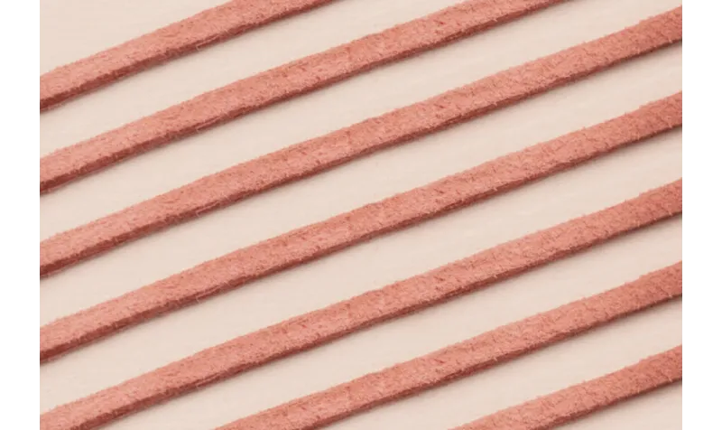 Antelina 3mm Rosa Maquillaje / Hilos y Cordones, Antelina