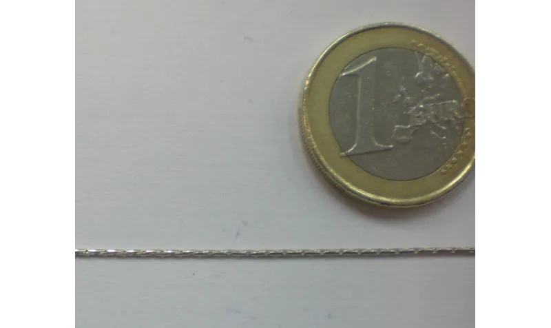 Cadena 925: 0,7mm ancho plata / Cadenas de Plata 925