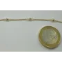 cadena con Bola de 2mm intercalada Oro / Cadenas de Latón / Zamak