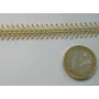 Cadena Ribetes 10mm ancho. Oro / Cadenas de Latón / Zamak